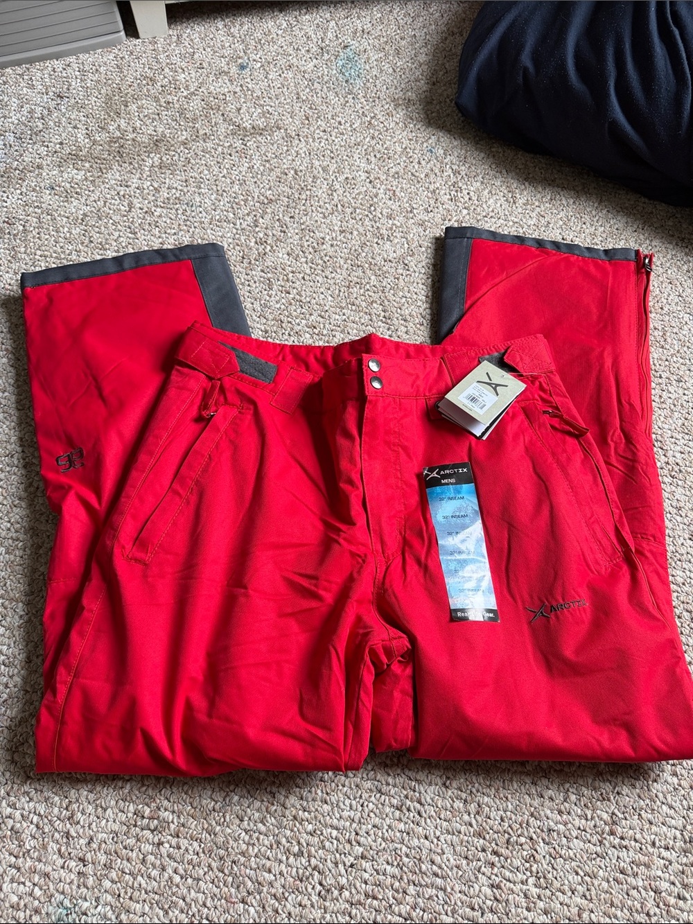 Men's Red Outdoor Snow Pants NWT